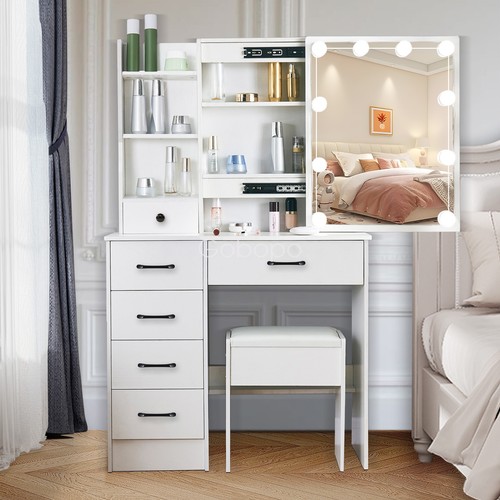 Dressing table mirror - table, w/