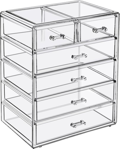 Acrylic makeup organizer set - acrylic,