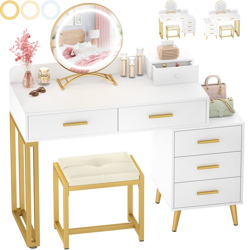 Vanity desk makeup - makeup, with