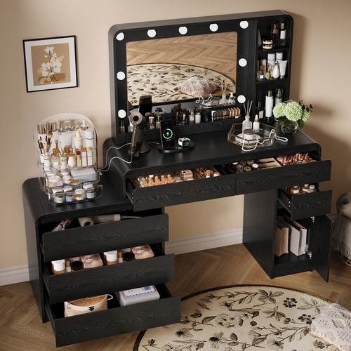Makeup vanity desk with - vanity,