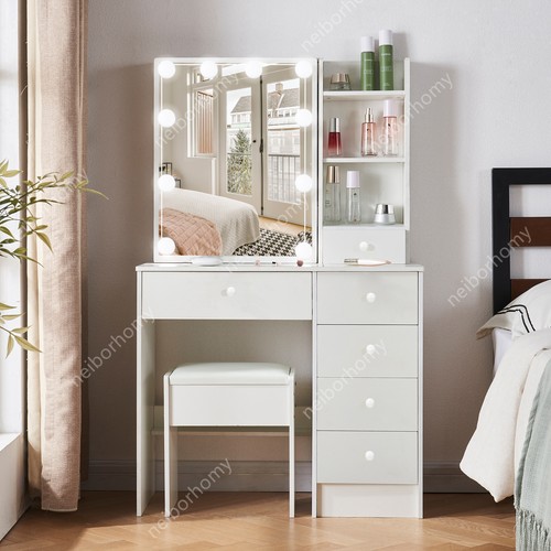 Drawers vanity desk set - desk,